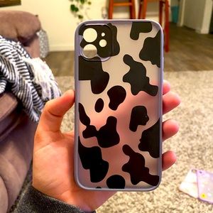 Cow print iPhone 11 case
